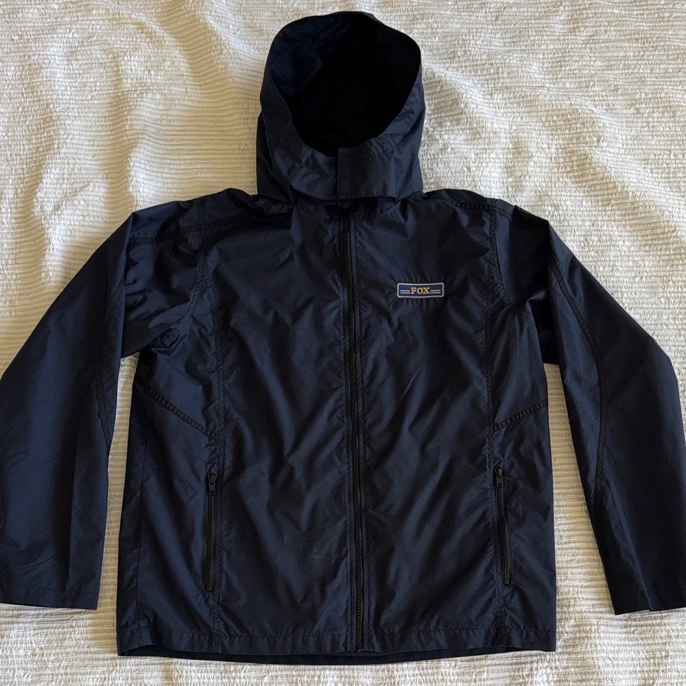 FOX MENS Vintage Windbreaker Racing Jacket sz L
